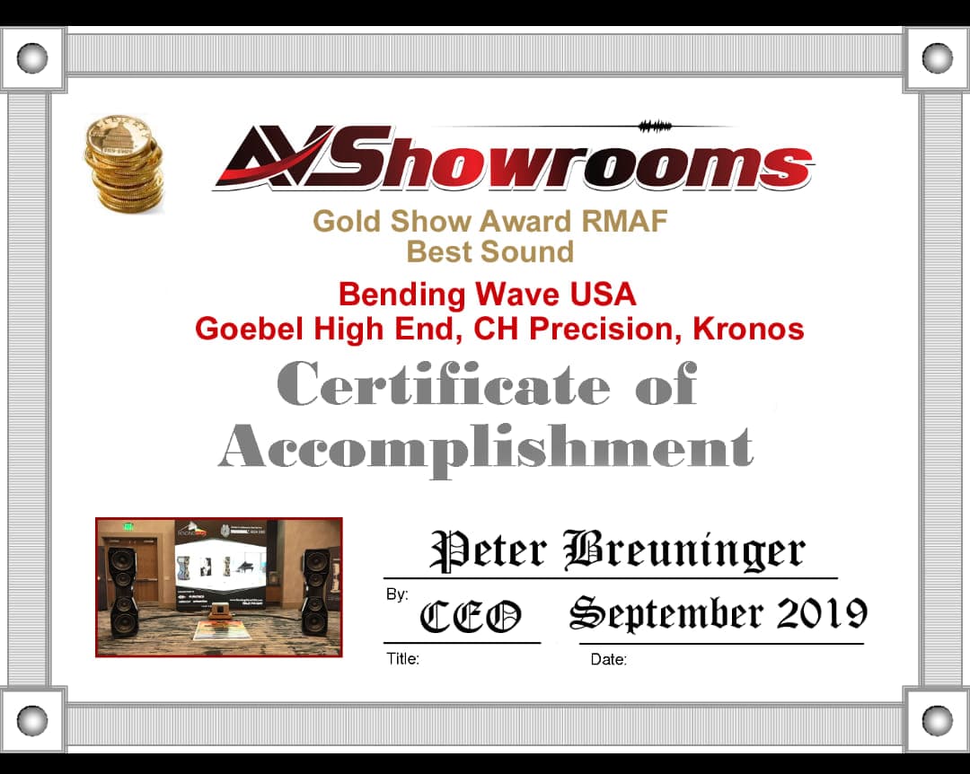 2019 SHOW AWARD Kronos Pro
