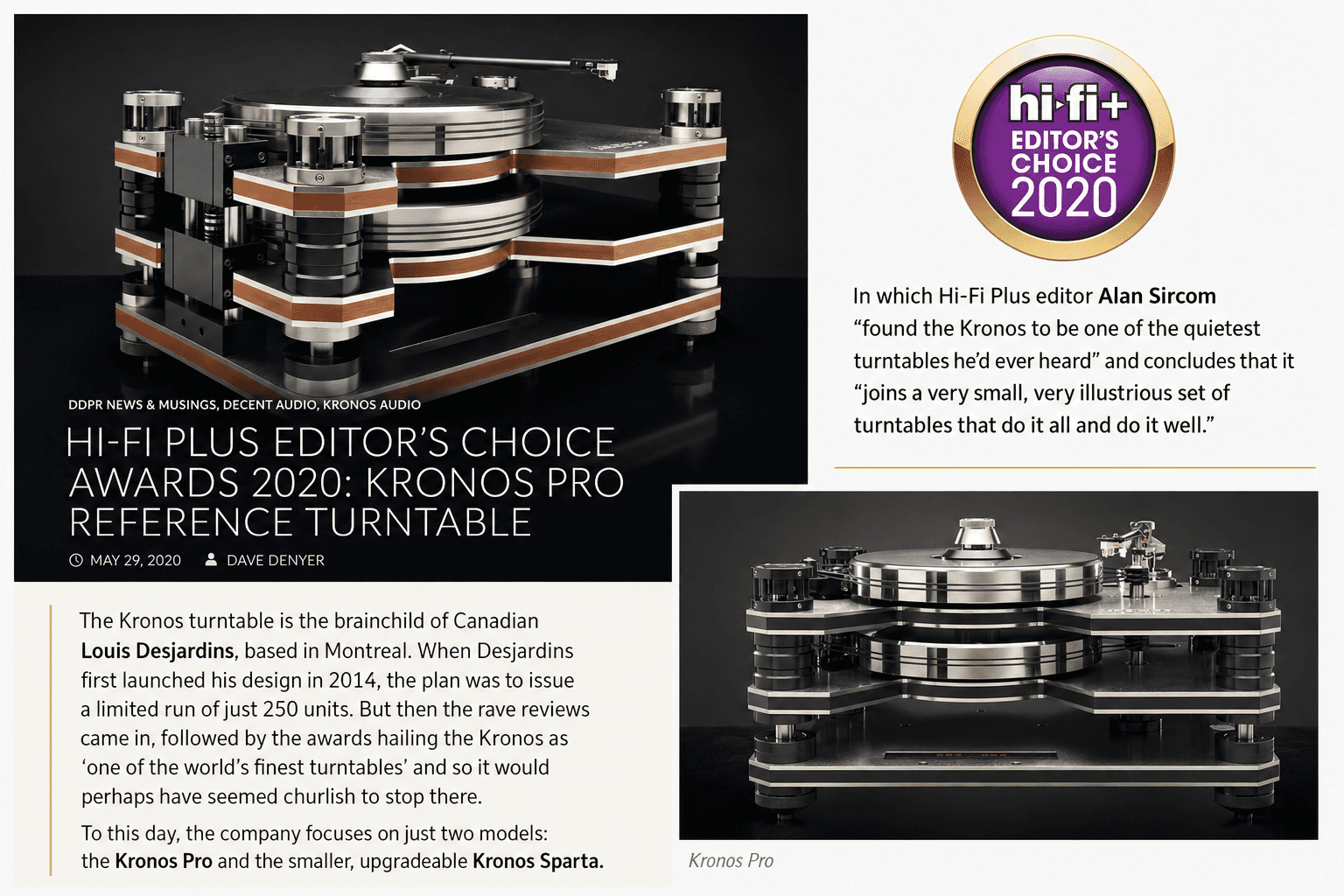 2020 BEST COMPONENT Kronos Pro